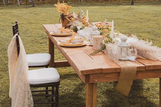 Head table with a view
