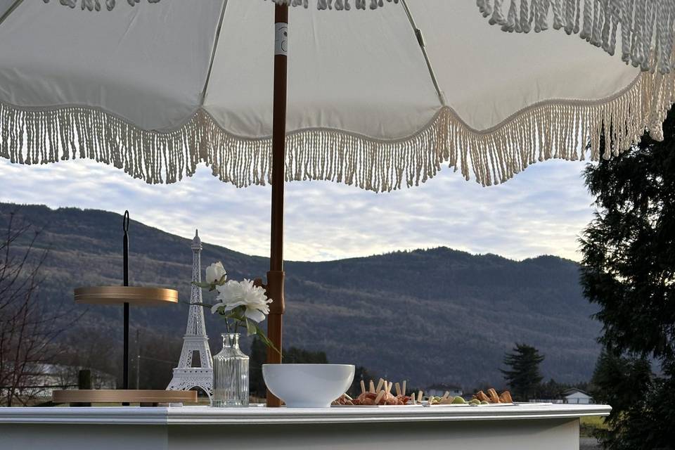 Luxury mobile cart for events