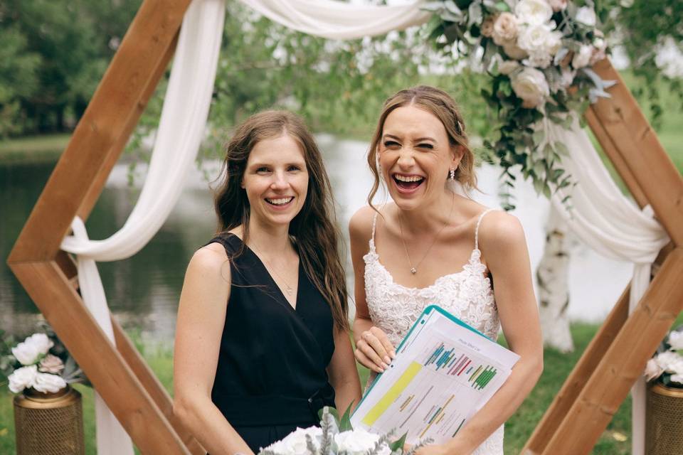Coordinator becomes the bride!