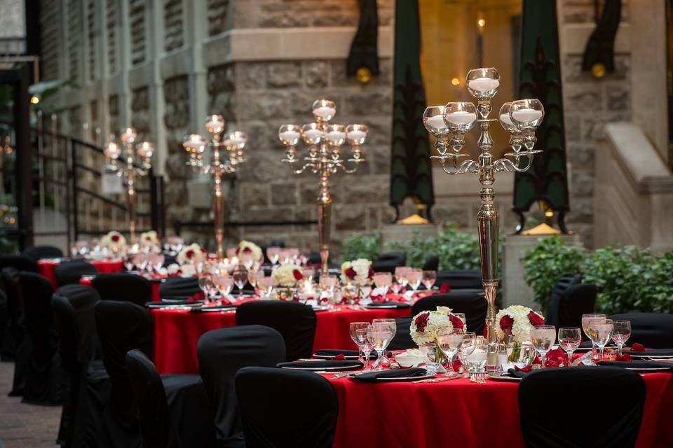 Floral centrepieces - Décor Mariage