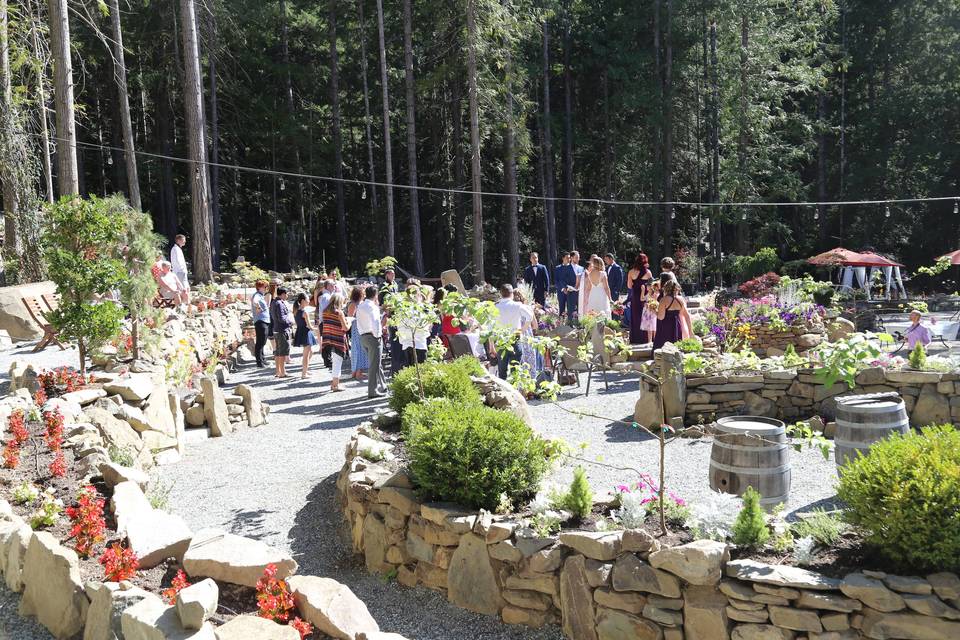 Promenade in gardens