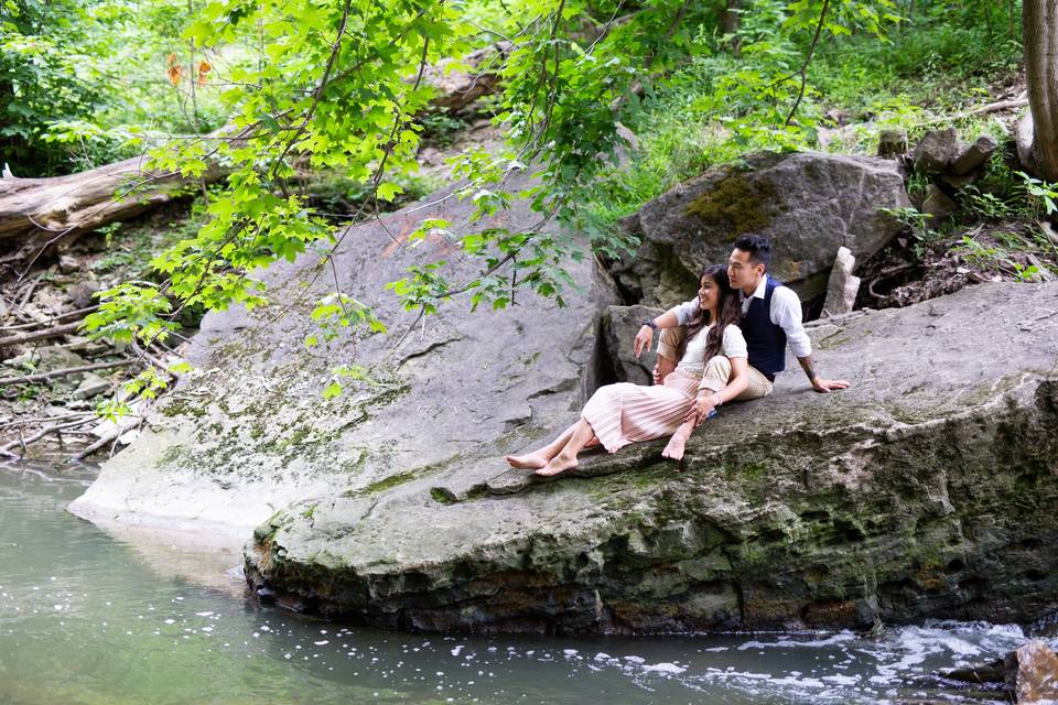 Engagement Shoot Albion Falls