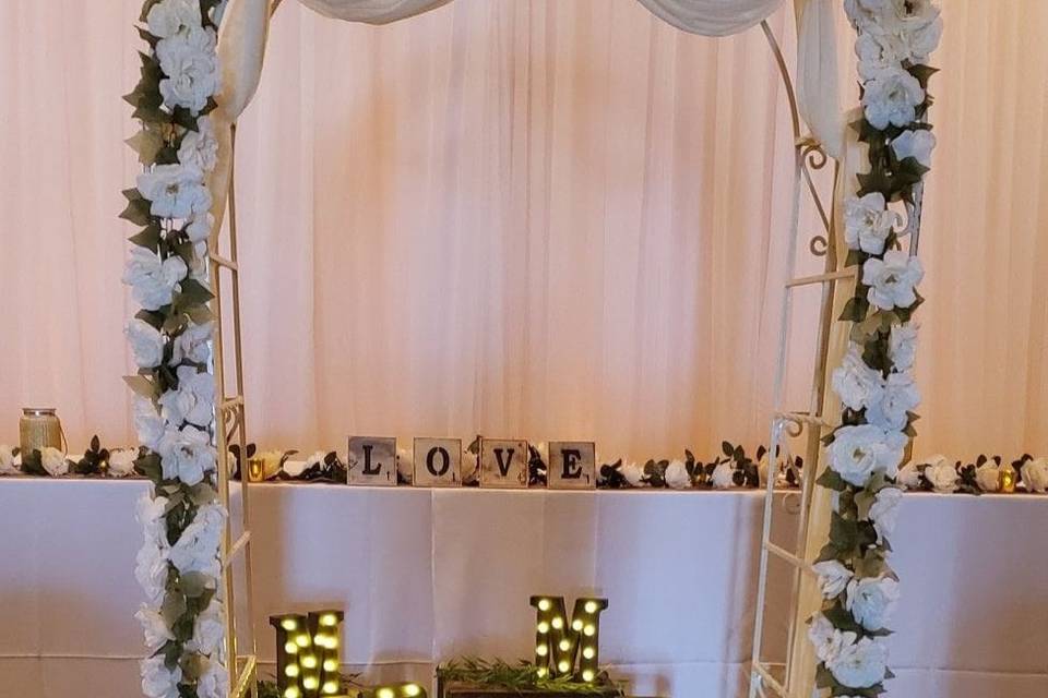 Beautiful ceremony arch