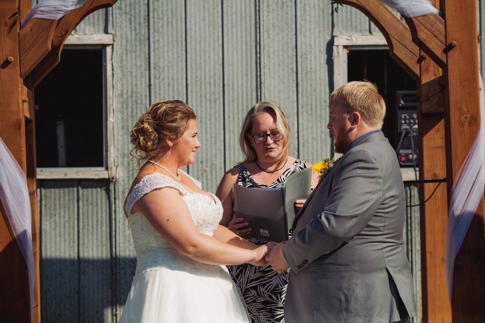 Farm wedding