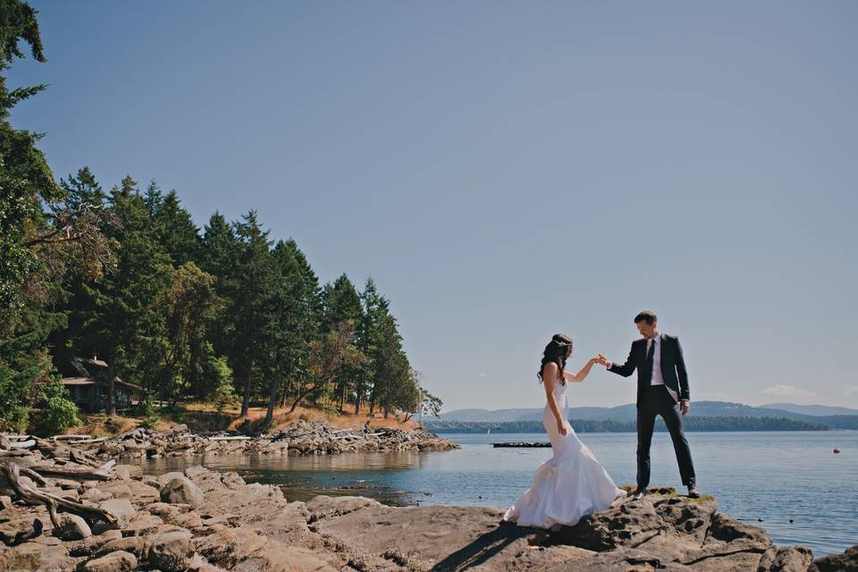 Outdoor Galiano Island wedding venue, Galiano wedding venue, Park wedding venue