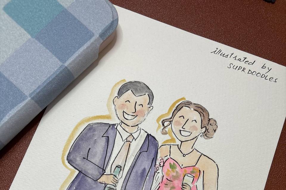 Watercolor Live Illustration