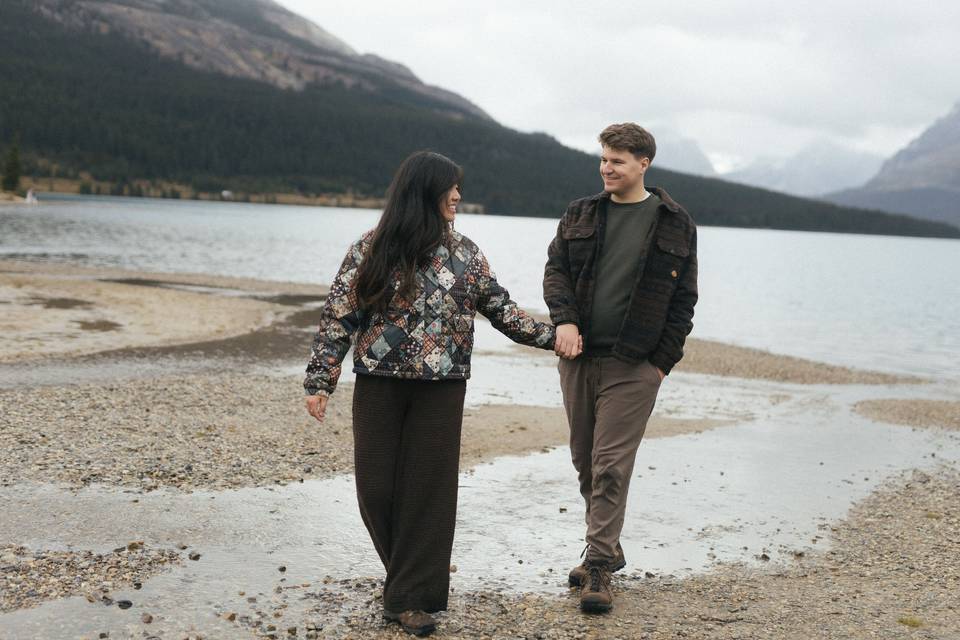 Bow Lake Engagement