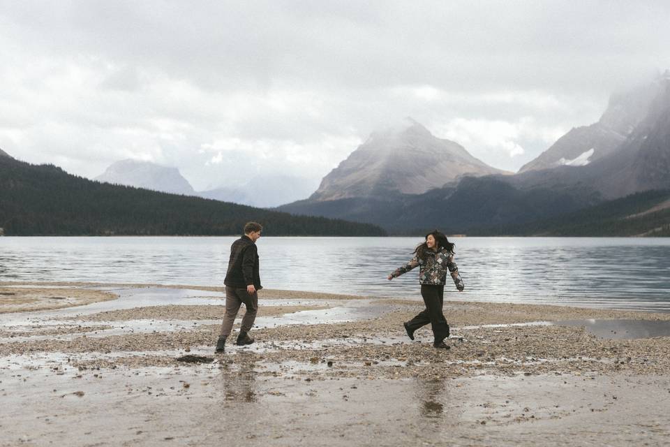 Bow Lake Engagement