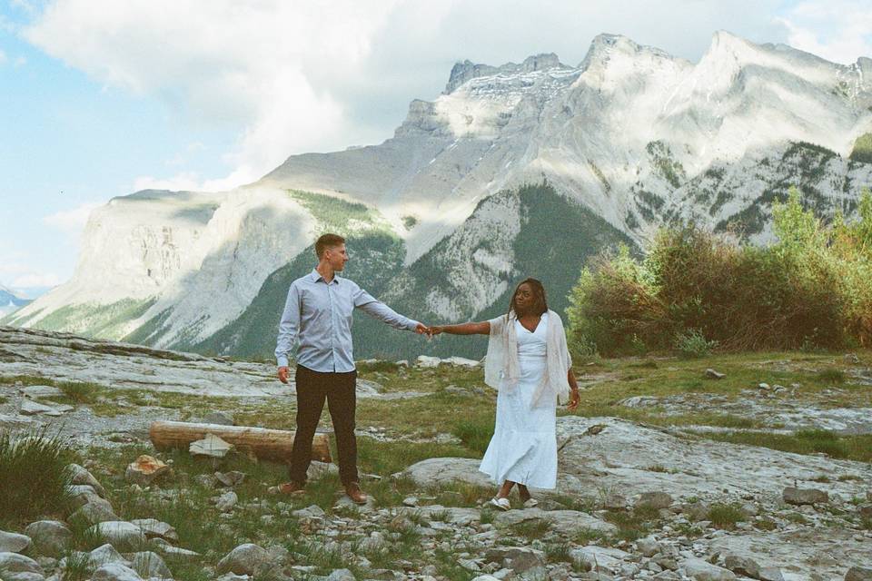 Lake Minnewanka Elopement