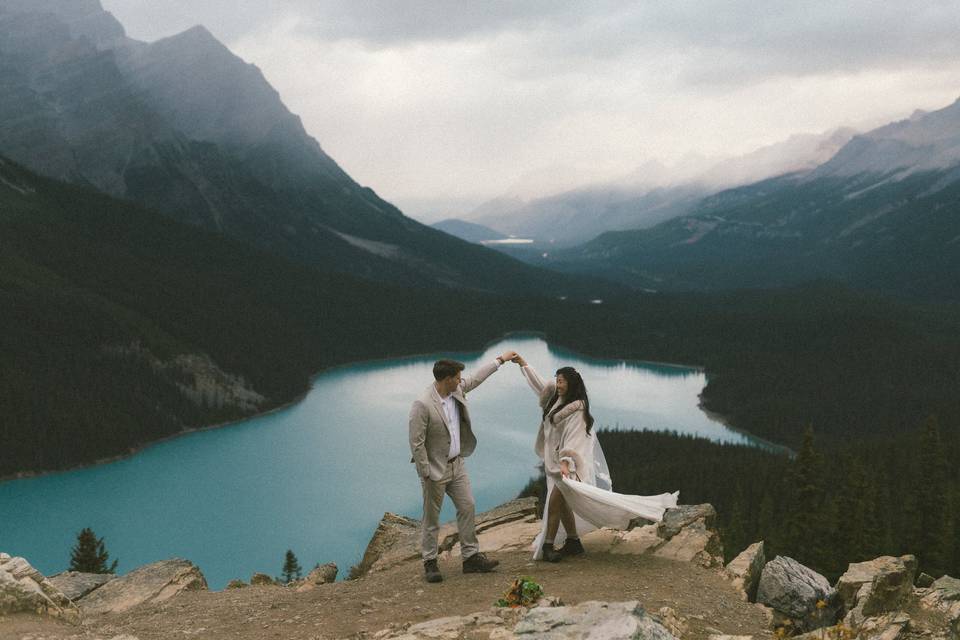 Peyto Lake Elopement