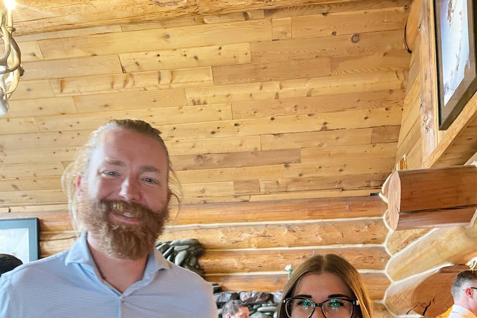 Island Lake Lodge wedding