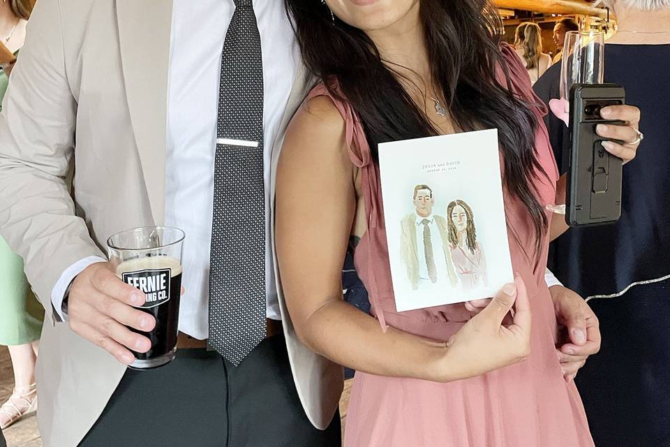 Live portrait art