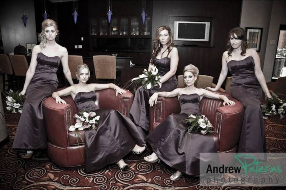 Amy’s bridal party