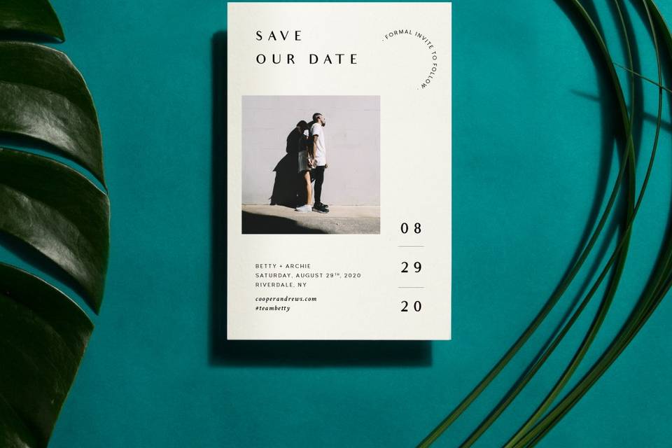 The Betty Save The Date Card