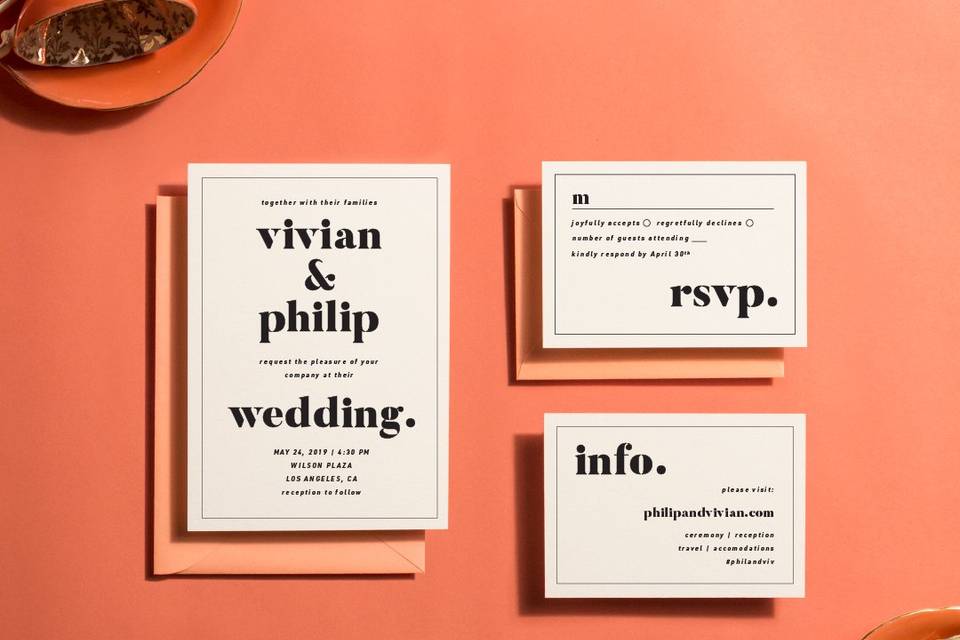 The Vivian Invitation Suite