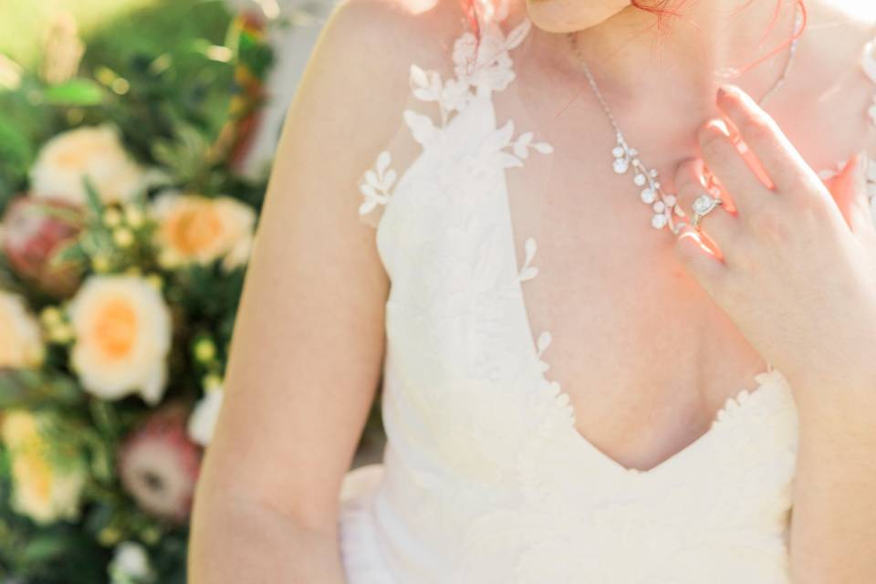 Dreamy bridal portrait