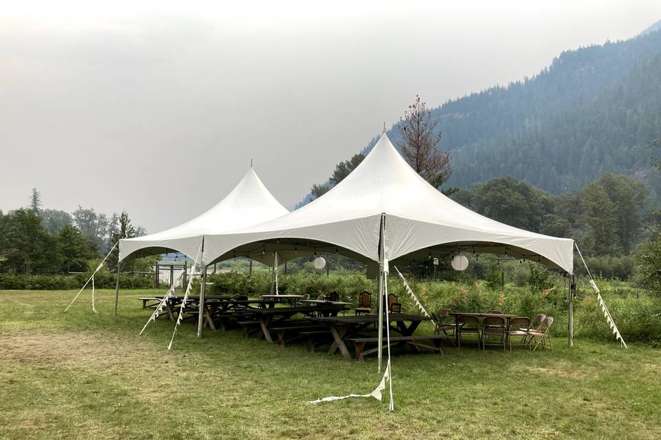 Bell tenting area