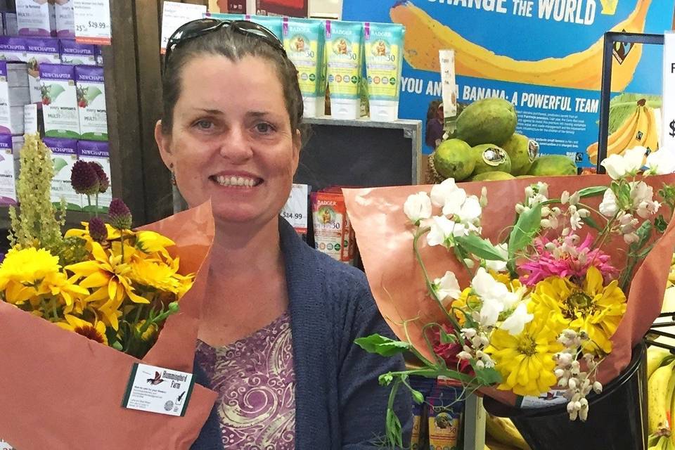 Lana Braun, farmer florist