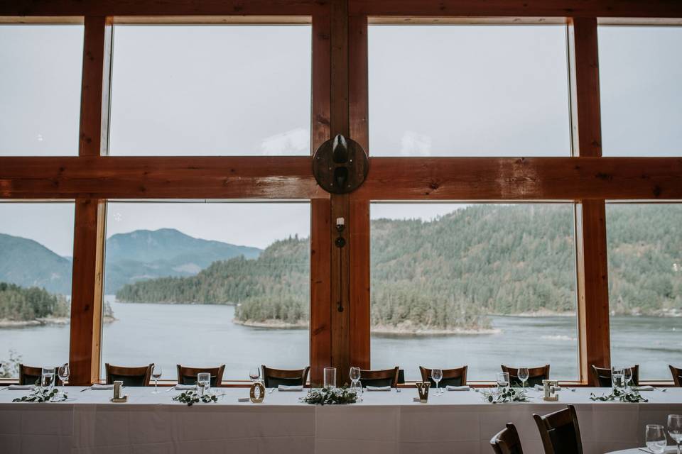 October Wedding Dining Room