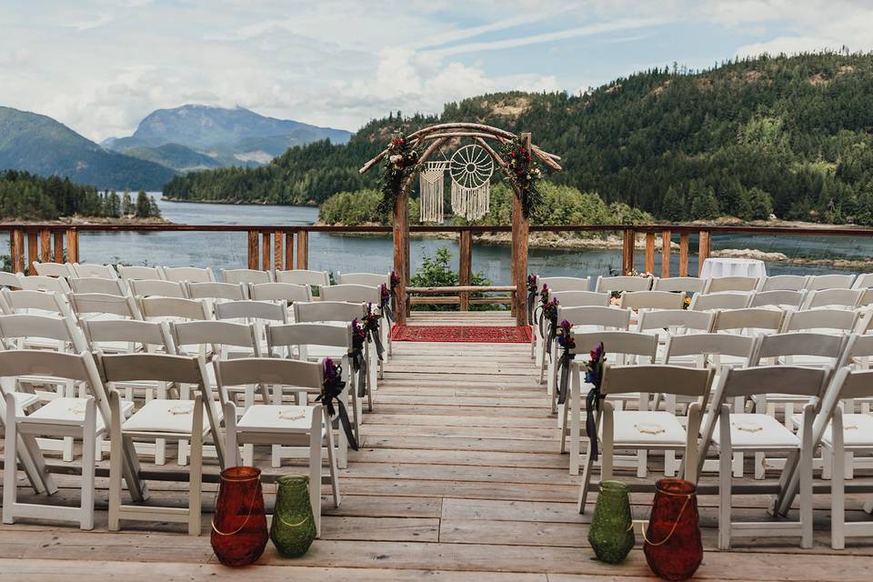 June Wedding Garden Path