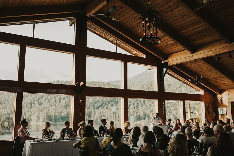 July Wedding Dining Room