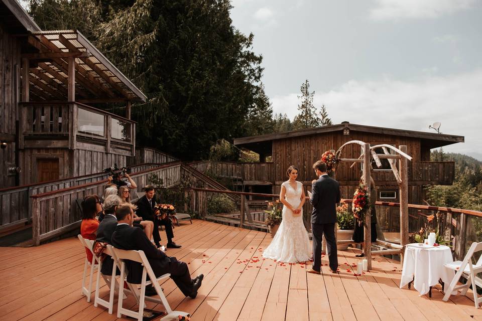 Elopement Forest First Dance