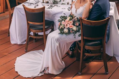 August Elopement Dining Patio