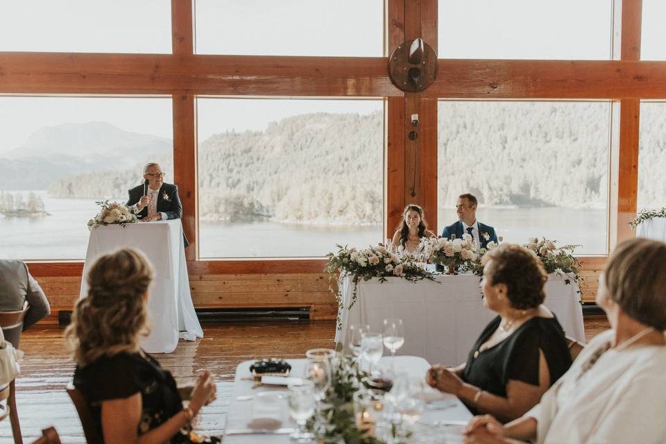 August Wedding Dining Room
