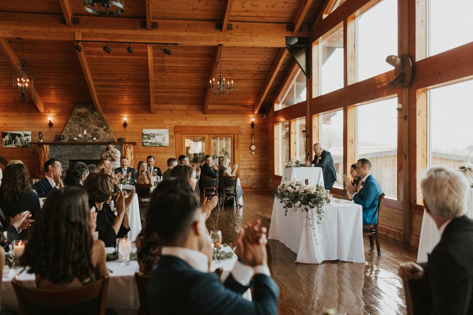 August Wedding Wisteria Patio