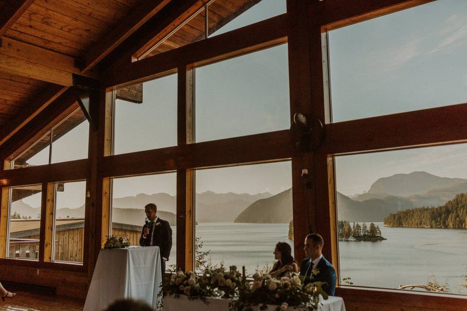 August Wedding Dining Room