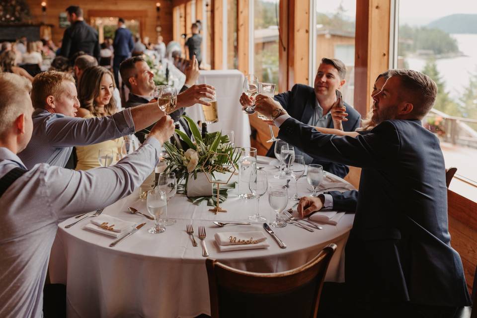 July Wedding Dining Room