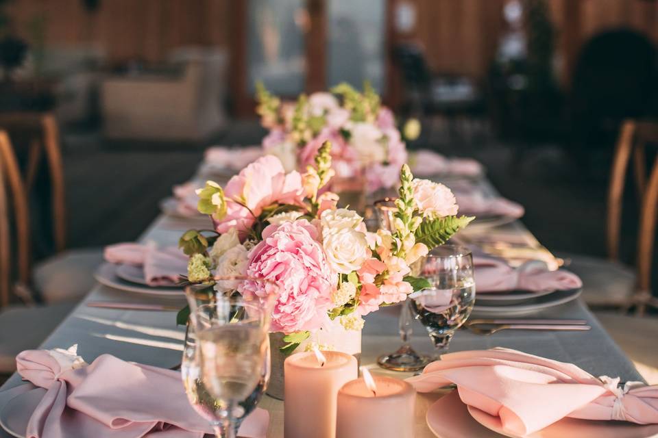 August Wedding Dining Room