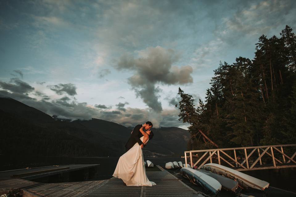 Fall Wedding Golden Hour