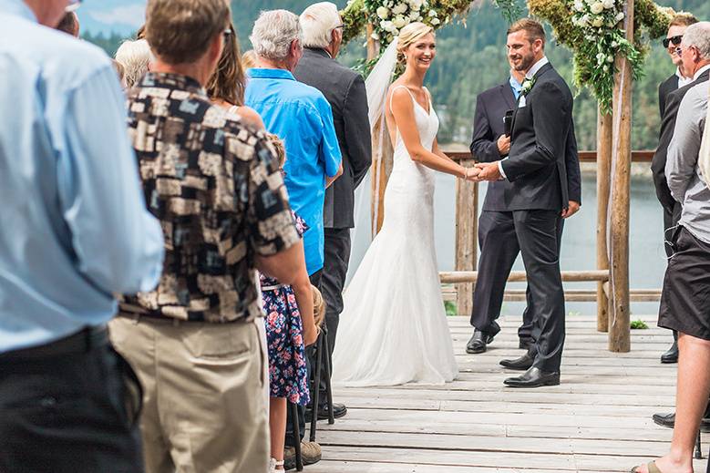 July Wedding Ceremony