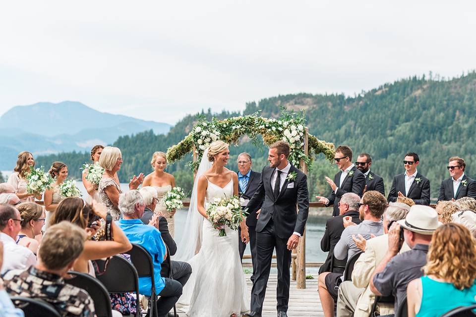 July Wedding Ceremony