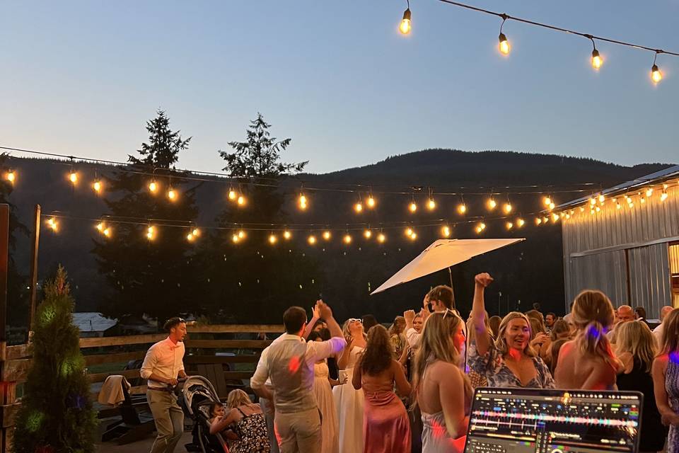 Party in full swing