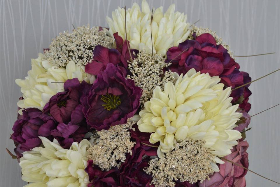 Silk Flowers Bouquet