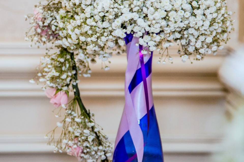 Baby's Breath Center Piece