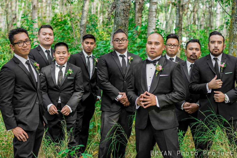 Groomsmen looks fresh