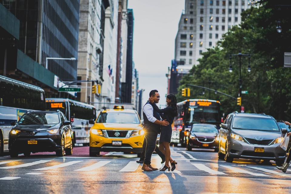 The Busy streets of New york