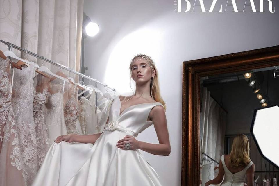 Bridal Look for Harper's Bazar