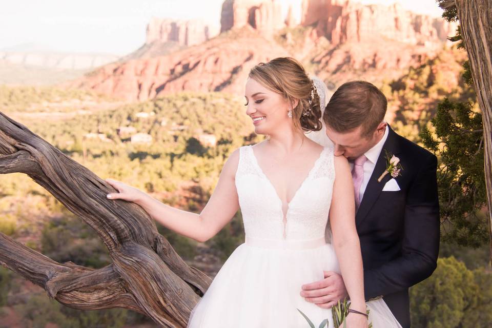 Bride and Groom Portrait Photo