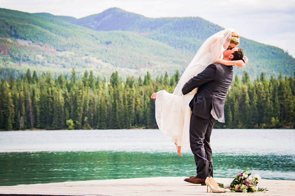 Bride and Groom Portrait Photo