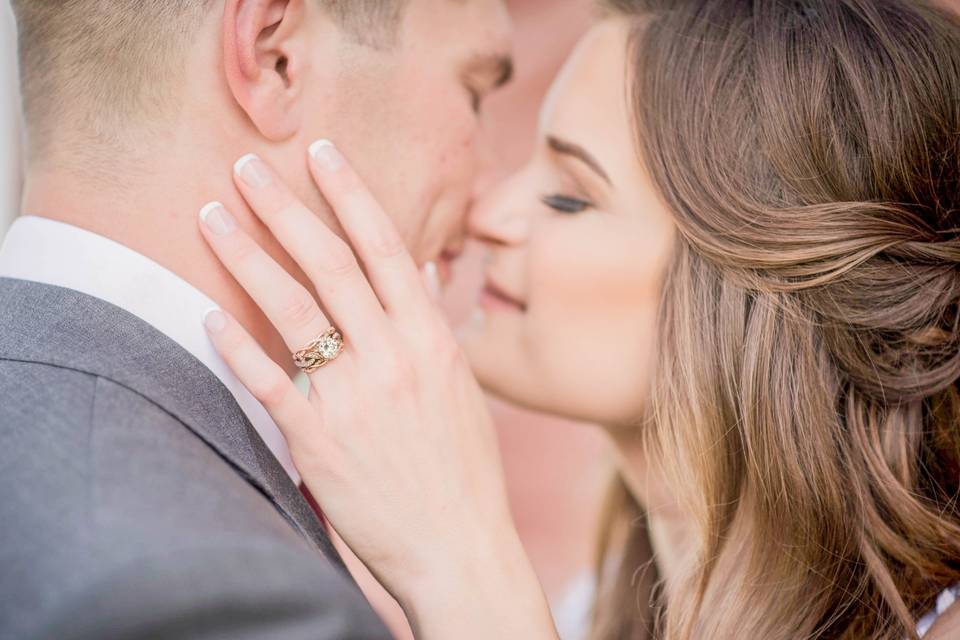 Bride and Groom Portrait Photo