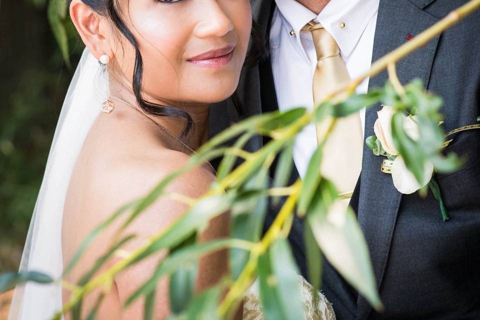 Bride and Groom Portrait Photo