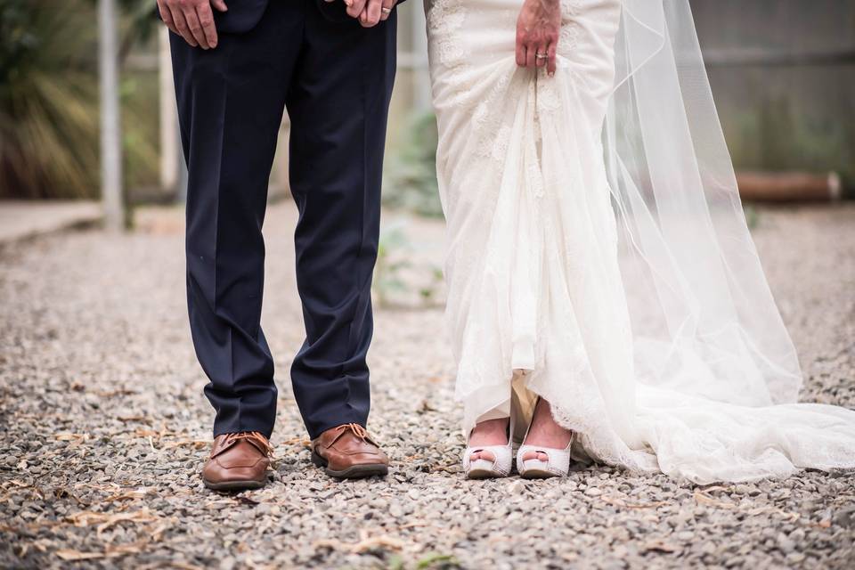 Bride and Groom Portrait Photo