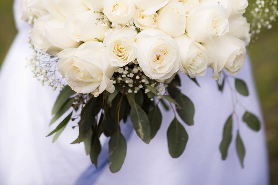 Brides Bouquet on Wedding Day