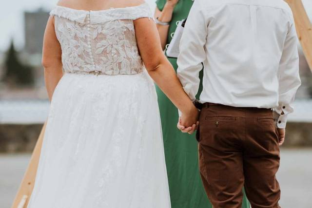 Holding hands
