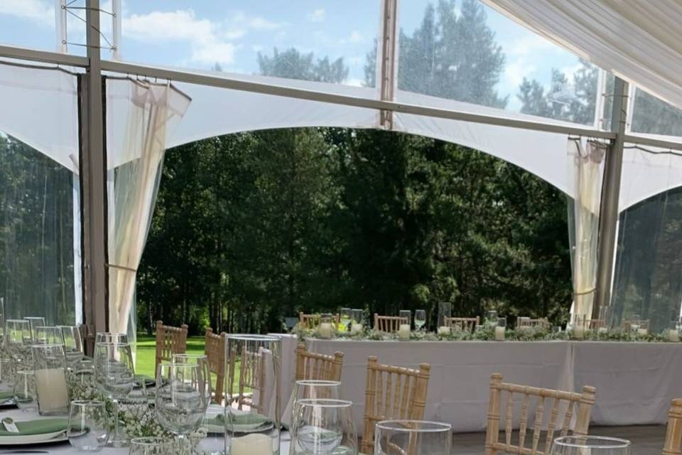 Baby's breath garland