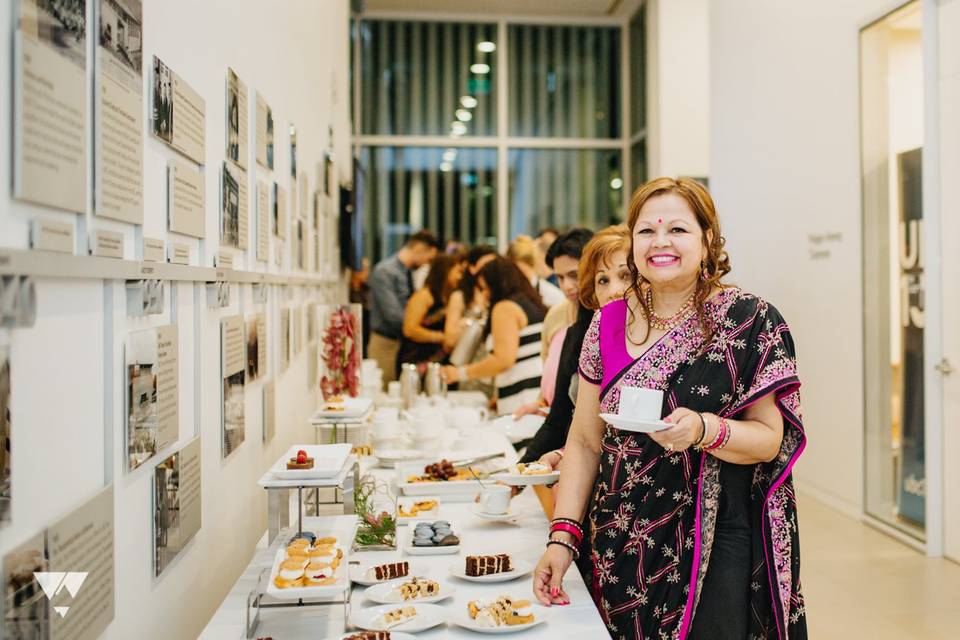 Buffet in Hallway